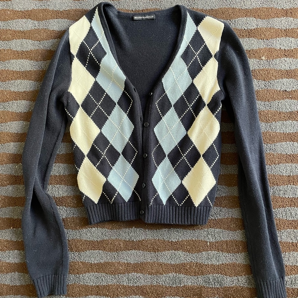 BRANDY MELVILLE ELIZABETH ARGYLE CARDIGAN